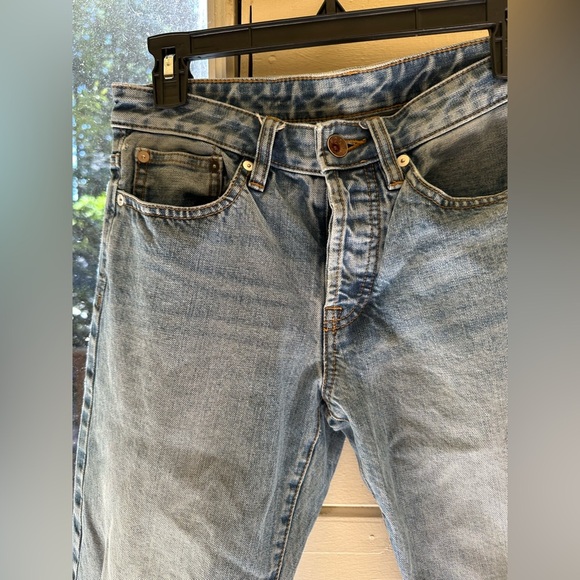 BDG Jeans-Straight Leg-Light Wash-Aged-Size 25-Low Rise - Picture 4 of 13